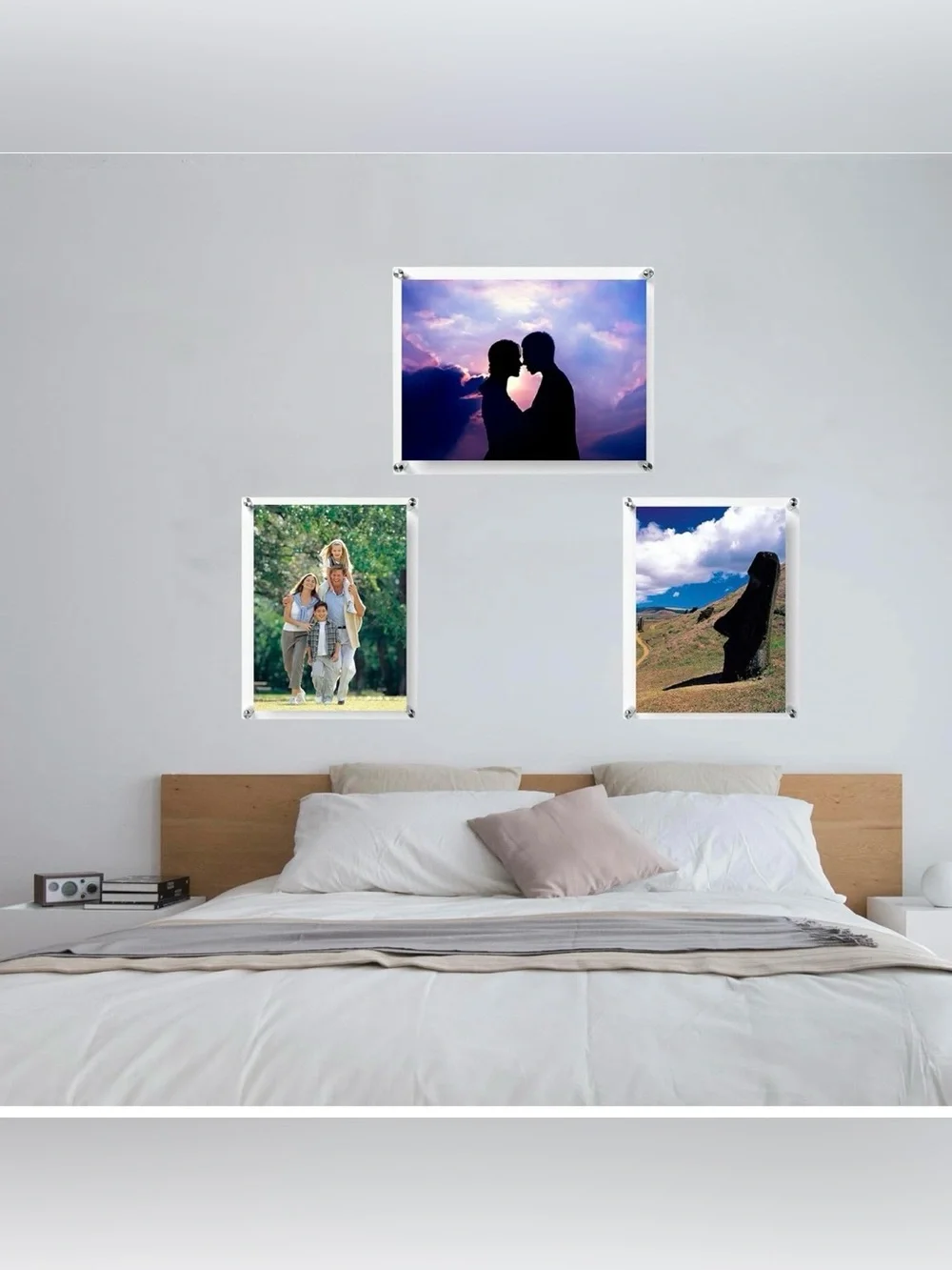 Acrylic Floating Frame Photo Display in Clear